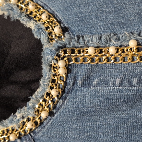 NWT Chicos Embellished Denim Jacket - Picture 2 of 10